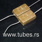 Two Silver Mica Capacitors KSO2 510pF 500V Soviet Audio Grade Caps