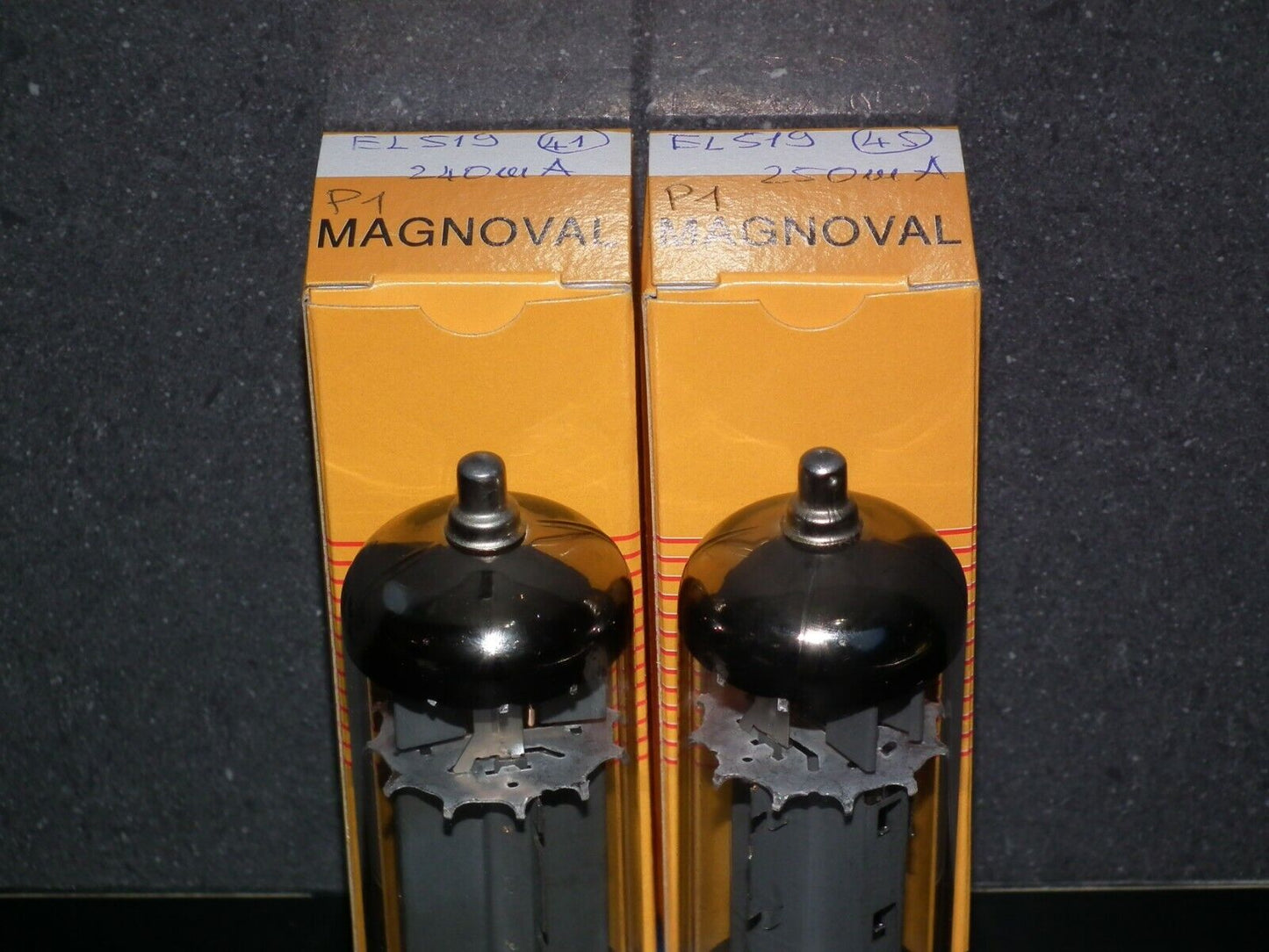 EL519 6KG6 EI Yugoslavia Philips Triple Mica NOS Perfect Pair EAR859