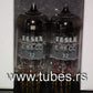 E88CC Tesla 6922 Czechoslovakia NOS Platinum matched pair