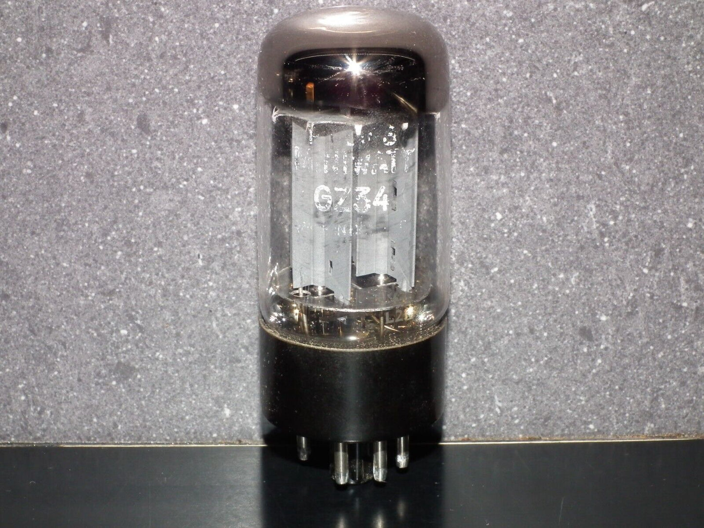 GZ34 Philips Mazda Brussels 5AR4, DD Getter f33 L2H3 Tested NOS 470/465 mA