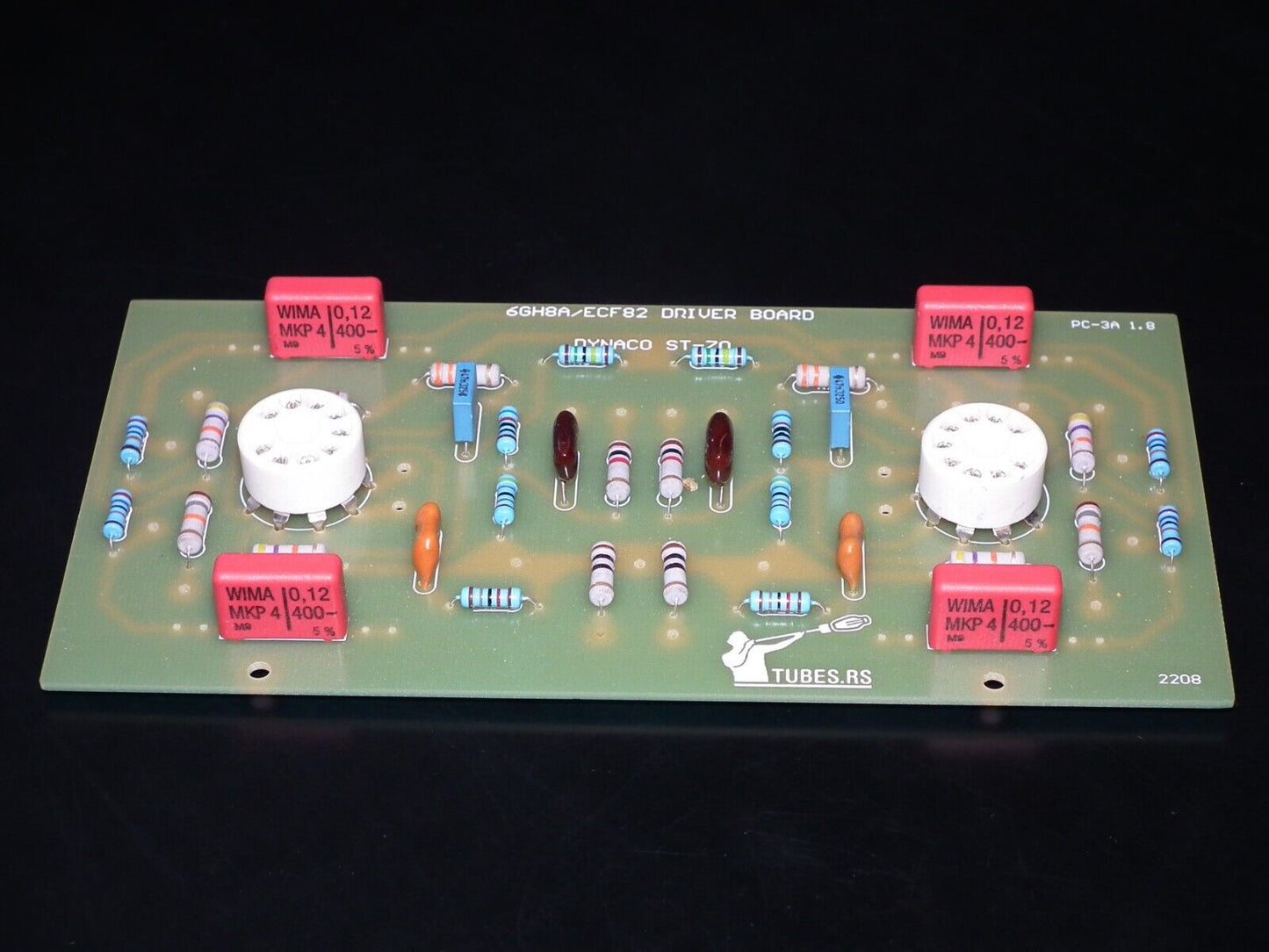 DYNACO ST-70 6GH8A / 6GH8 COMPLETE STUFFED PC-3 PHENOLIC LOOK DRIVER BOARD