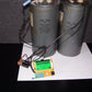 Two vintage ITT PIO capacitors 32 uF / 3.75KV 32mfd / 3.75KV W. Germany 1971