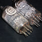 Matched Pair ECC82 12AU7 EI Yugoslavia Telefunken Long Smooth Plates 17mm Used