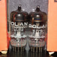 ECC82 12AU7 Polam Telam, NOS NIB Platinum Matched Pair, the same codes 70s