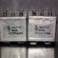 Two vintage NOS Siemens Klangfilm PIO capacitors 2 uF 240V Germany 2mfd / 240V