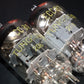 Platinum matched pair ECC81 Tungsram 12AT7 NOS NIB RARE Foil Disc Getter mid 50s