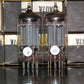 12AU7A Sylvania ECC82 NOS NIB platinum matched pair Long Plates Big O Getter Yel