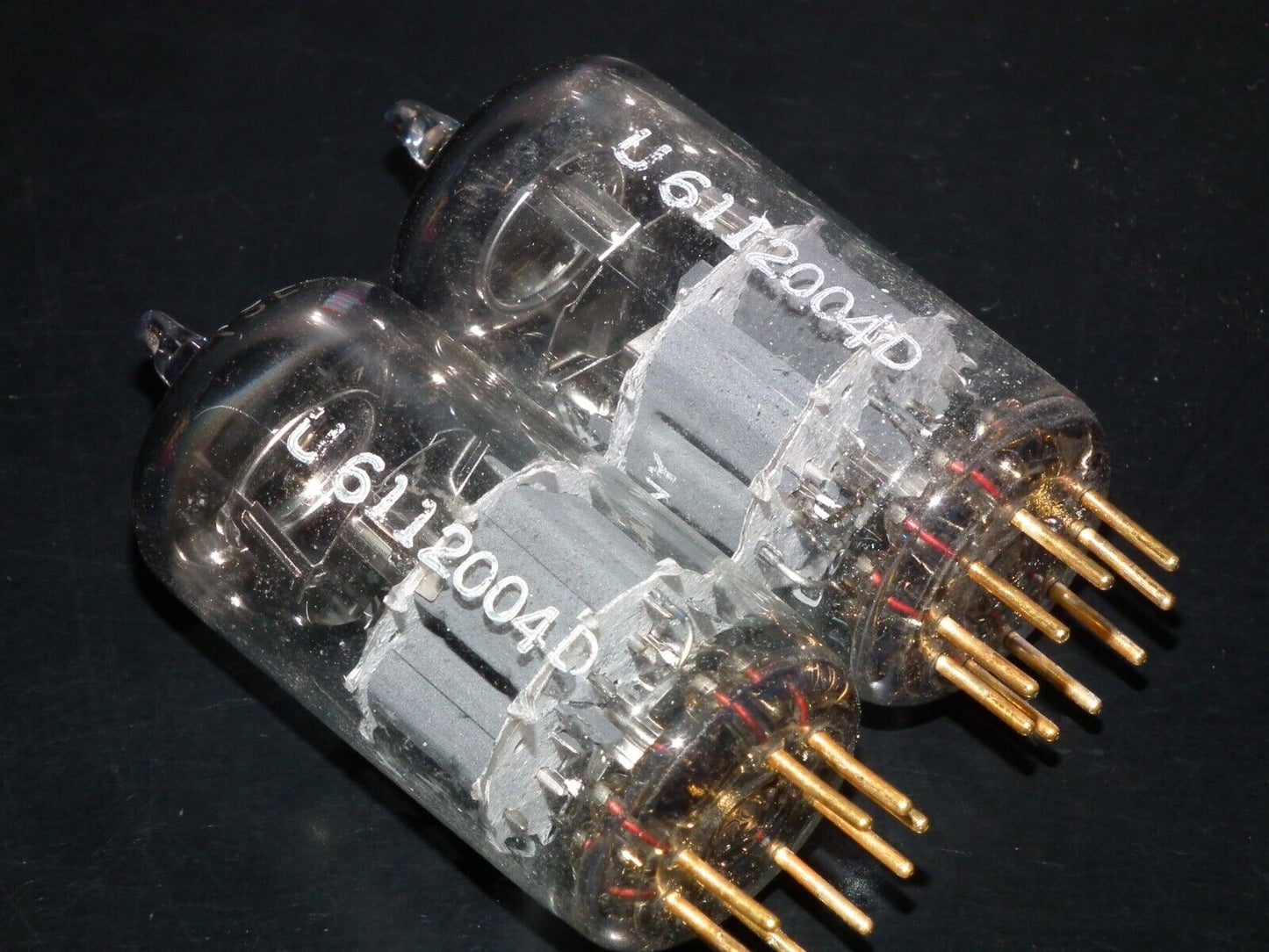 Platinum matched pair E88CC Telefunken 6922 Diamond Bttm Ulm Balanced Tested NOS