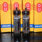 EL84 6BQ5 Tungsram Platinum Matched Pair NOS NIB Rebranded Philips early 70s