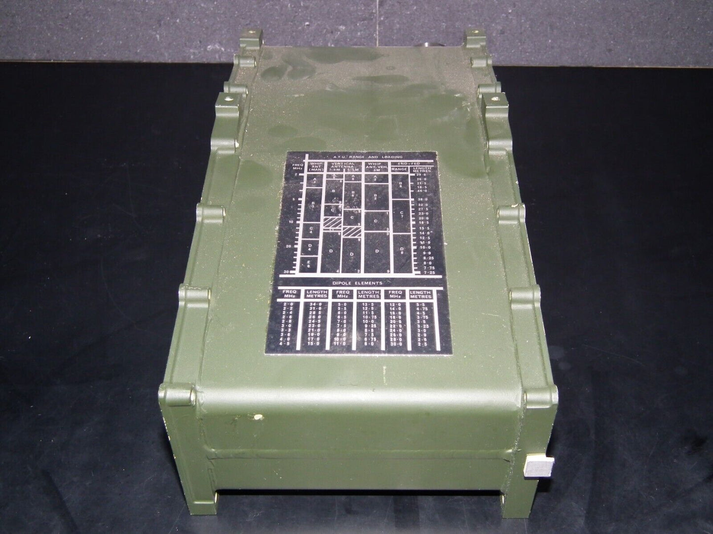 NOS CLANSMAN PRC320 PRC 320 PRC-320 MAIN BODY CASE 5820 99 622 8225 New Old Stoc