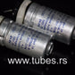 Two vintage Siemens electrolytic capacitors 500uF / 35V Klangfilm West Germany