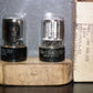 Platinum Matched Pair Sylvania 6SL7GT NOS JAN Boxes Silver Plates US 1954