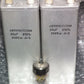 Two vintage Siemens PIO capacitors 20 uF / 350V Klangfilm tube audio