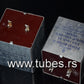 Two vintage Siemens electrolytic capacitors 1000uF  35V Klangfilm, West Germany