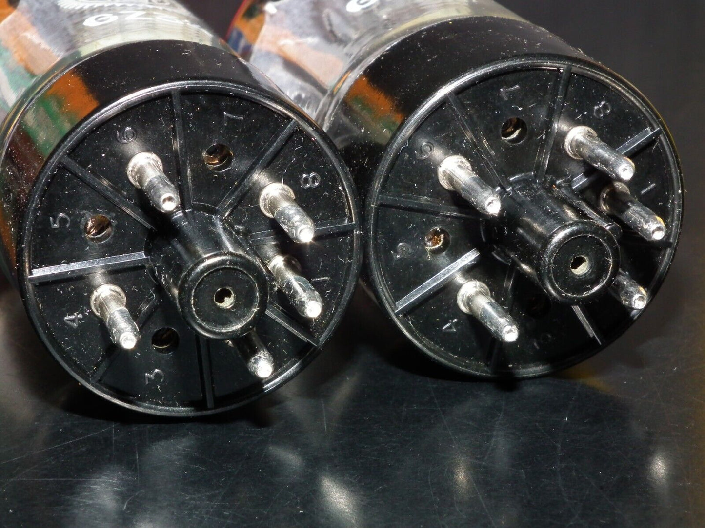 Platinum Matched Pair (2 pcs) GZ34 Mullard 5AR4 rectifier NOS NIB branded Valvo