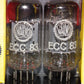 ECC83 Valvo 12AX7 Long Anodes 17mm Inclined Getter mC1 D7E Bottom Codes 120%
