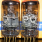 7308 Amperex E188CC RARE gray shield, matched pair, tested NOS, gold pins 1961