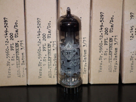 PFL200 Telefunken NOS NIB Made by Mullard, Blackburn