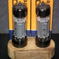 EL34 Siemens 6CA7 NOS NIB Platinum Matched pair WELDED PLATES OO getter EI make