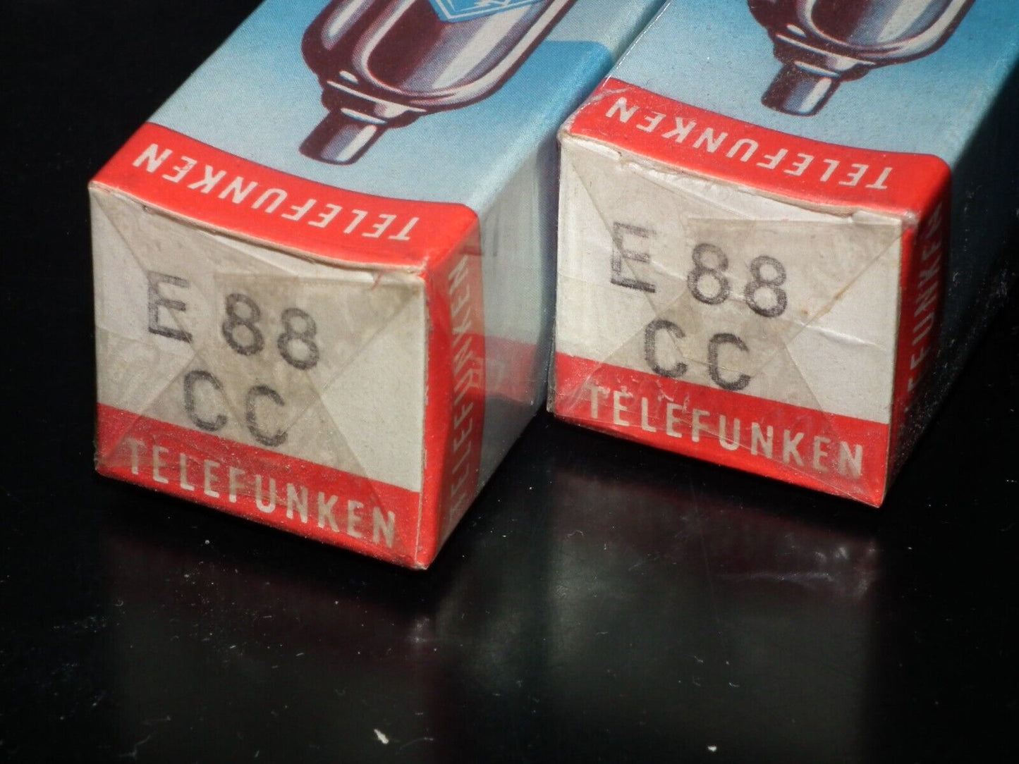 Pair (2 tubes) E88CC Telefunken 6922 NOS NIB Super Rare - S E A L E D !!!
