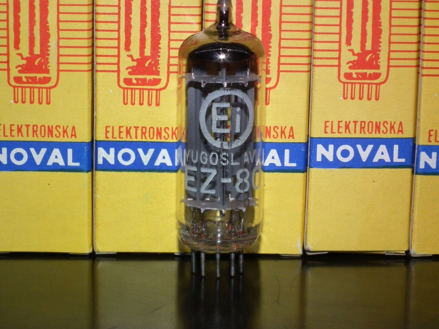 EZ80 EI Philips 6V4 NOS NIB made in Yugoslavia in late 60s