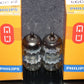 ECC82 12AU7 Philips Heerlen Delta codes Used tested NOS 100% Matched Pair