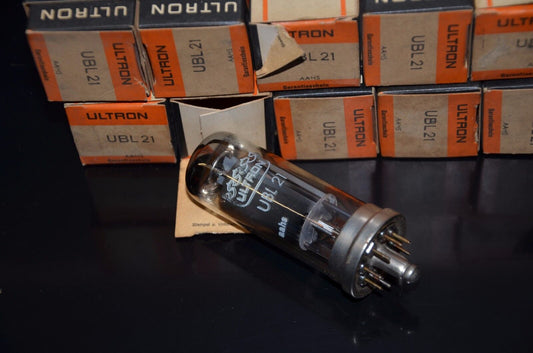 UBL21 Ultron NOS Tube in original box Old Tube Radio Output Pentode Detector Dio