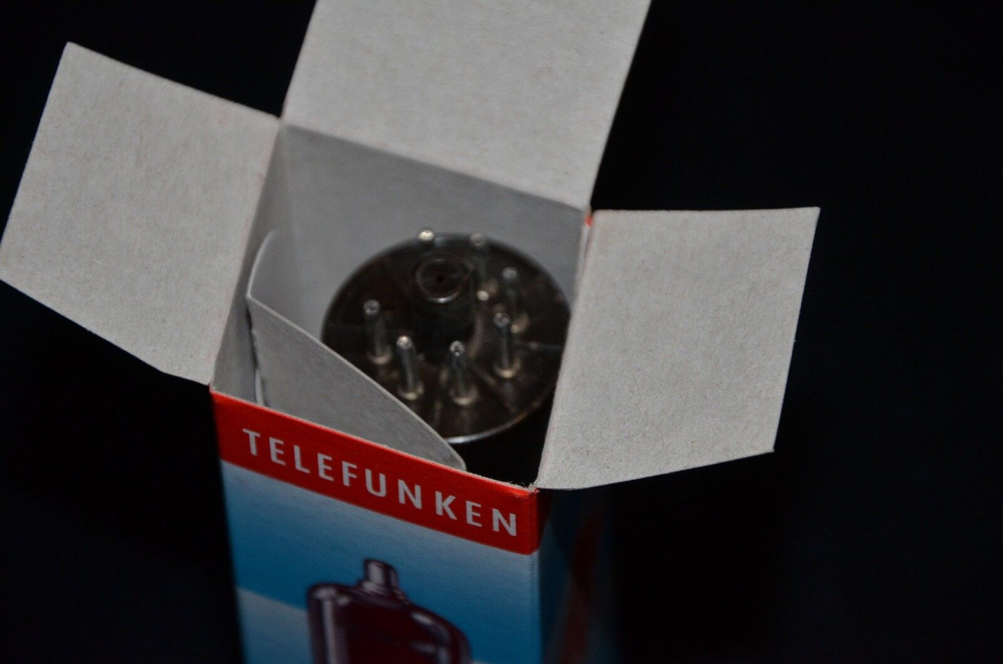 BIG TELEFUNKEN Tube Boxes for Octal and Magnoval tubes EL34, GZ34, 6SN7 - 12 pcs