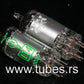 Platinum matched pair DF91 RTC NOS NIB rare old inclined square getter 1T4