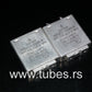 Two vintage Siemens PIO capacitors 4.0 uF / 250V Klangfilm tube audio