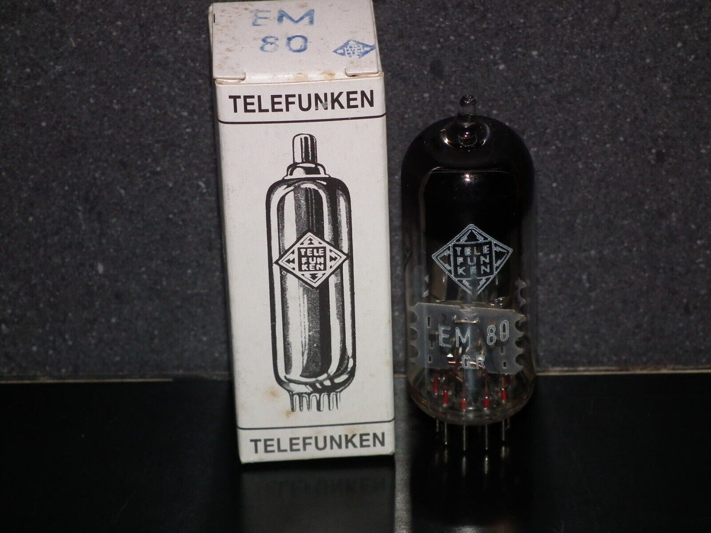 EM80 Telefunken Bright Magic Eyes (1 pcs) 6BR5 6E1P Not Diamond Bottom