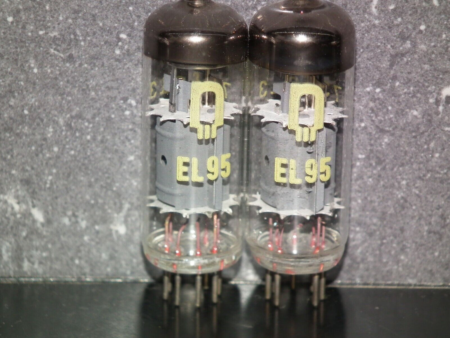 EL95 6DL5 RFT East Germany platinum matched pair NOS