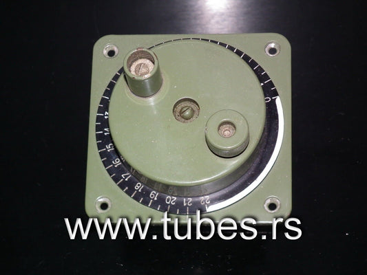 Large Vernier Dial Control Knob HF LINEAR AMPLIFIER Antenna Coupler from 60s