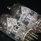 NOS Matched Pair ECC81 Telefunken 12AT7 Diamond Bottom Same Codes West Germany