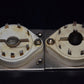 Two vintage original Siemens F2a ceramic tube sockets for Hi End tube Klangfilm