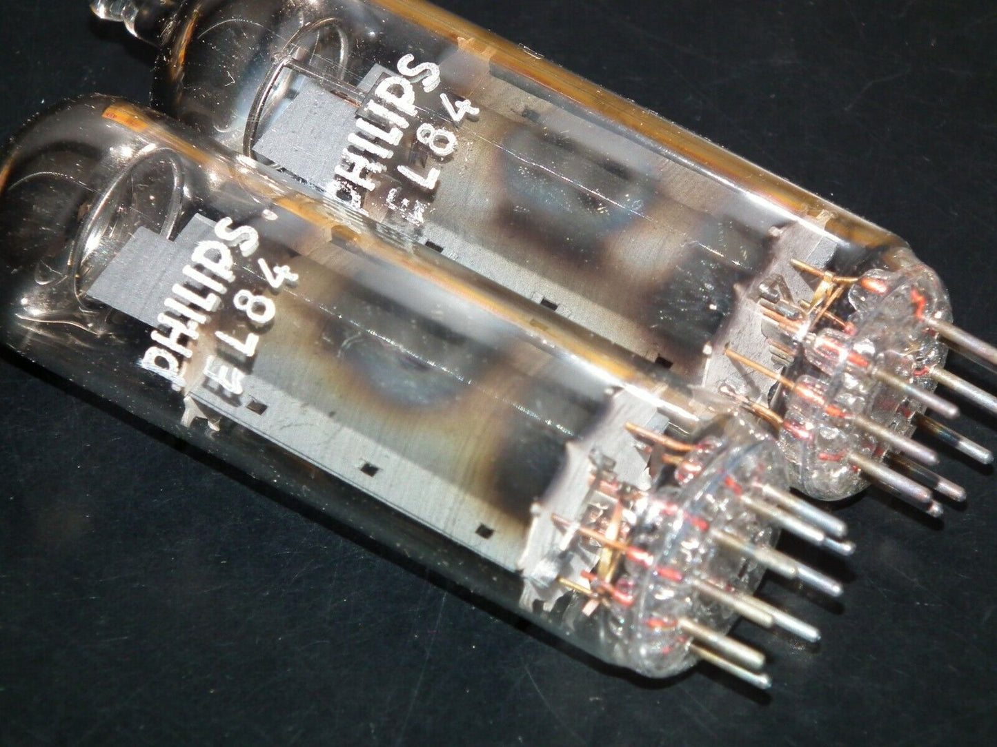EL84 6BQ5 Tungsram Platinum Matched Pair NOS NIB Rebranded Philips early 70s