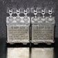 Two vintage Siemens PIO capacitors 2x0.25 uF 300V Klangfilm tube audio 70s
