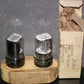 Platinum Matched Pair Sylvania 6SL7GT NOS JAN Boxes Silver Plates US 1954