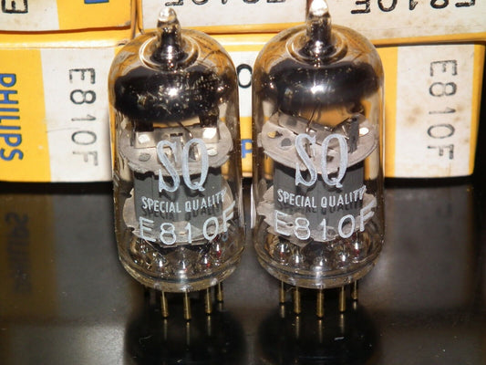 Matched Pair Philips E810F 7788 NOS NIB Gold pin Heerlen Holland 60s Low Noise
