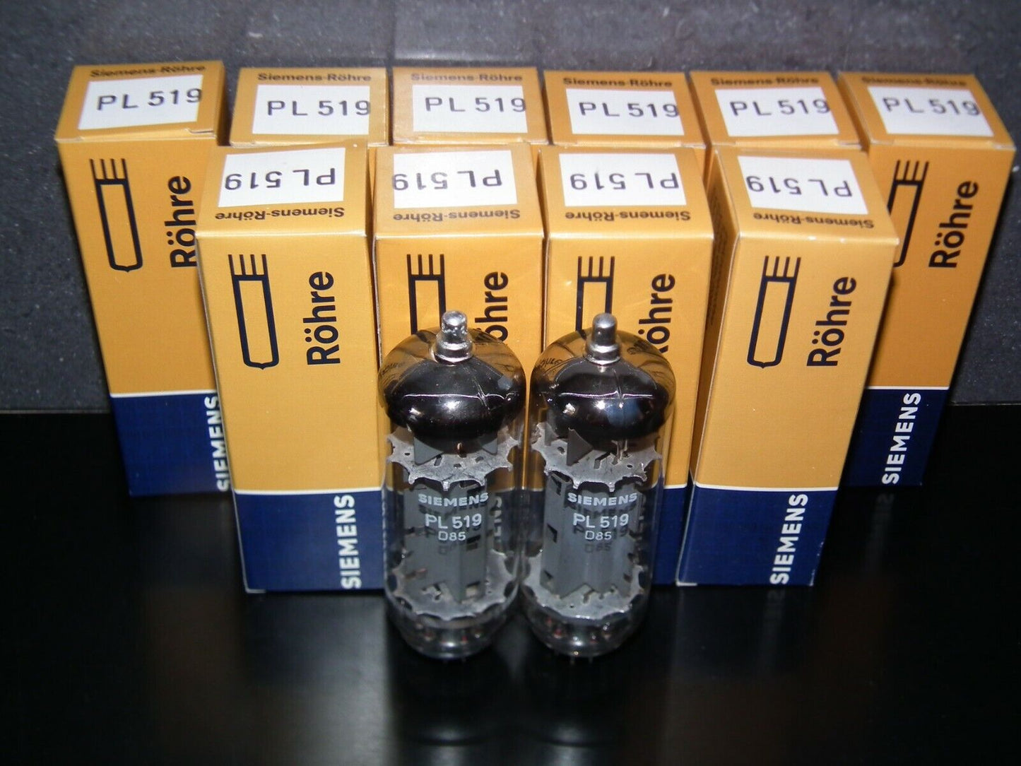 PL519 Siemens West Germany 40KG6 PLATINUM Matched PAIR EAR859 EAR861 Tested!!!