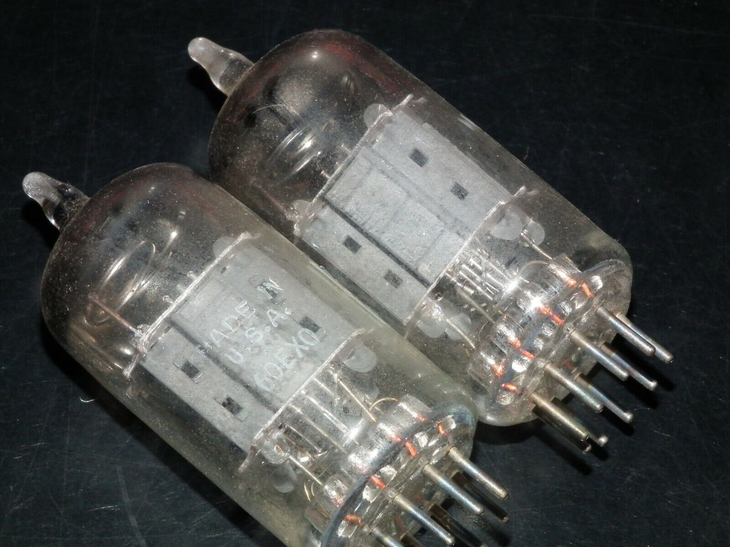 12AX7A RCA ECC83 Matched Pair 1960 Used tested 90% of NOS balanced sections