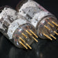 Platinum Matched Pair 6211 Telefunken ~ECC82 Tested 80% DB Gold Pins ULM codes