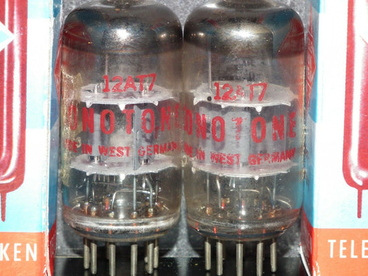 ECC81 Telefunken 12AT7 Matched pair Used Tested 90%, SONOTONE Diamond Bottom
