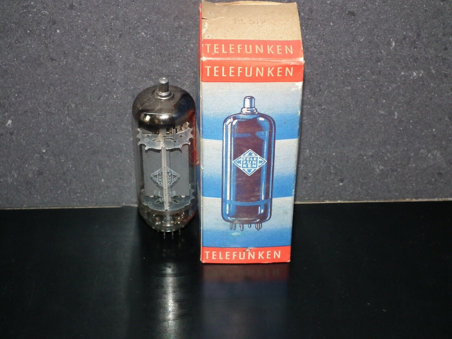 EL519 6KG6 Telefunken Philips Triple Mica NOS NIB One Piece STRONG 240mA