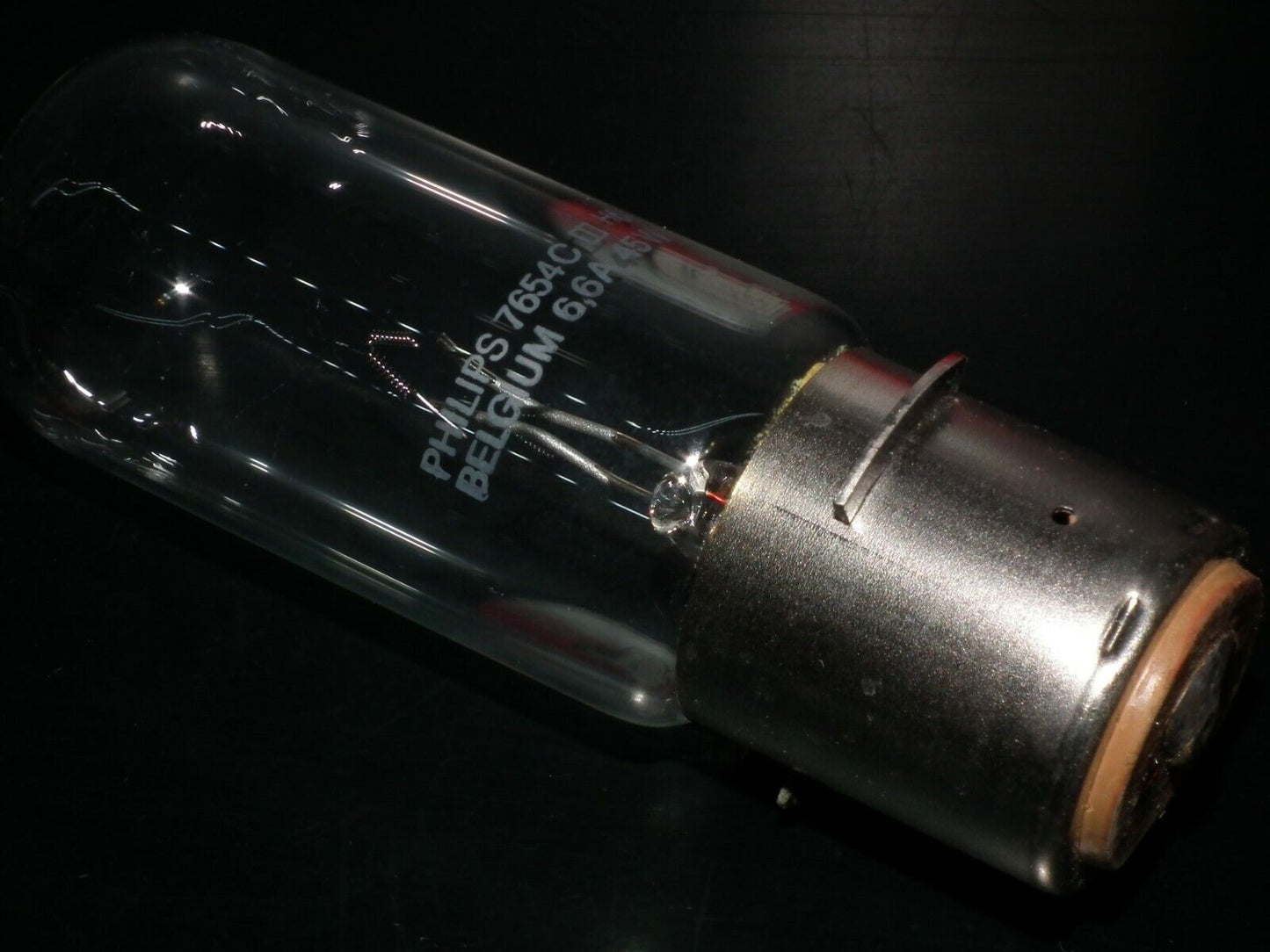 Genuine Philips Bulb 7668C 100W 6.6A P28s NOS Made in Belgium Airfield Lamp