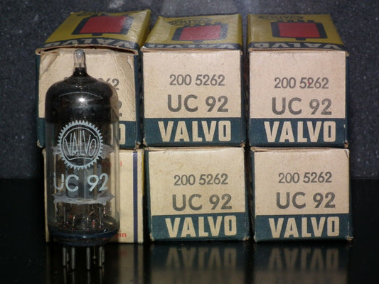UC92 Telefunken rebranded Valvo NOS NIB Diamond Bottom Microphone preamp 9AB4