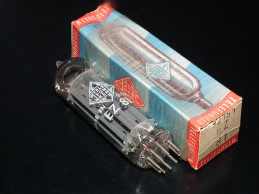 EZ81 Telefunken 6CA4 NOS NIB Made by Mullard, Blackburn in 1967