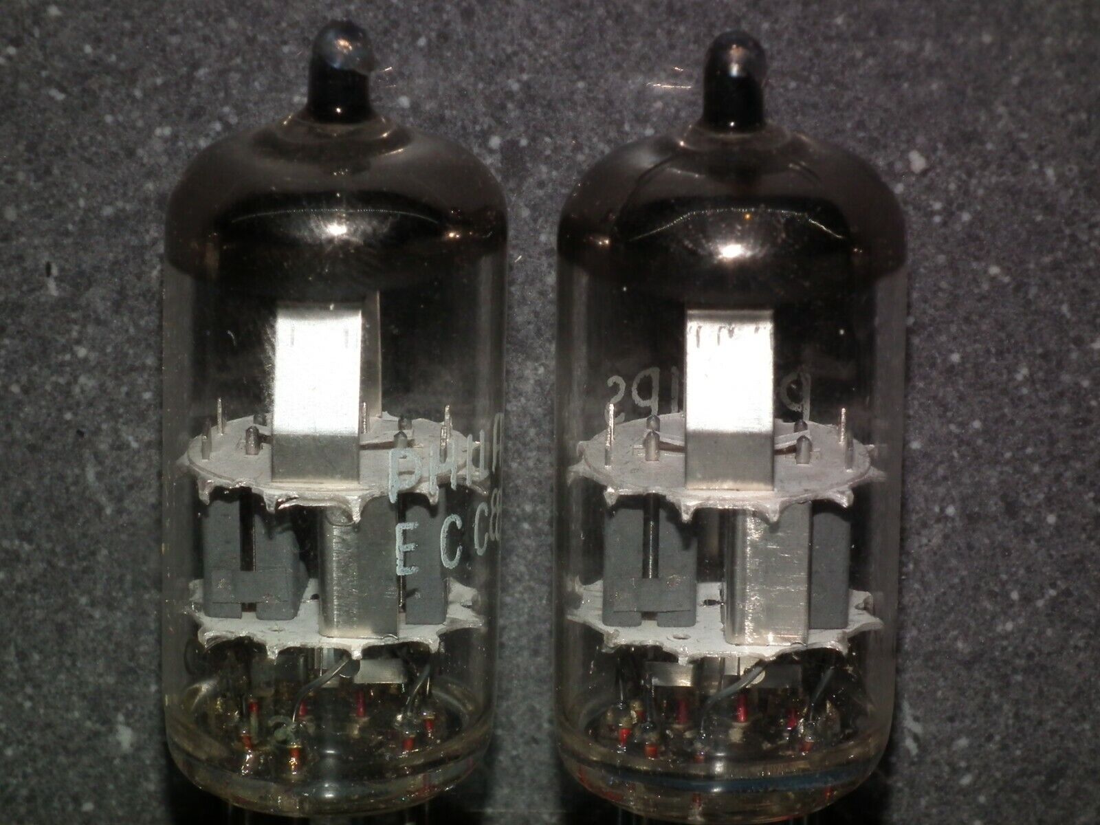6 * tubes ECC88 various label but made by Philips for Audio 6 * tubes ECC88 various label but made by Philips for Audio