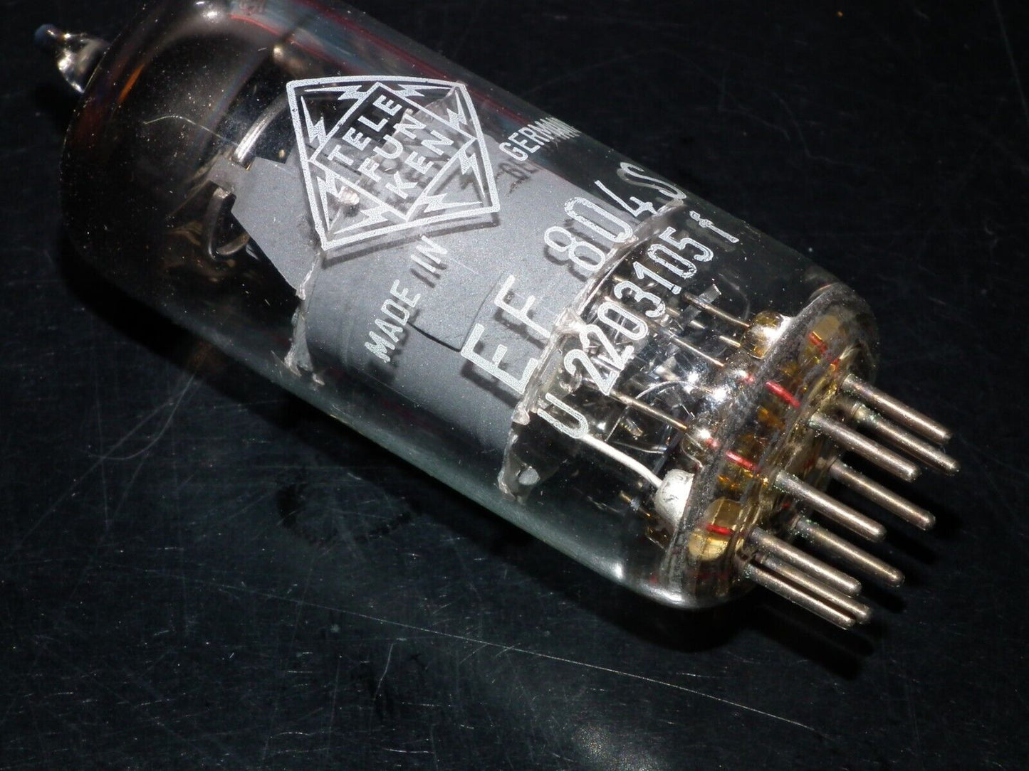 Telefunken EF804S NOS NIB Microphone pentode - low noise, no microphonics