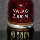 Z520M Red Nixie Tube Valvo with NOS Socket. AS IS!